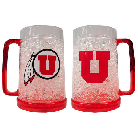 Utah Utes Crystal Freezer Mug