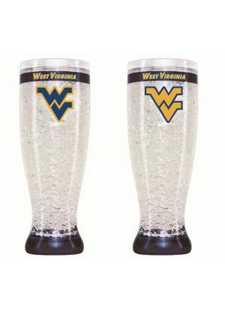 NCAA West Virginia Crystal Pilsner Glass