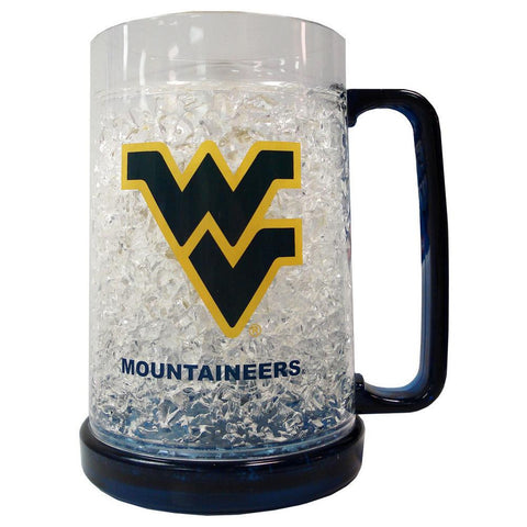 West Virginia Mountaineers Crystal Freezer Mug