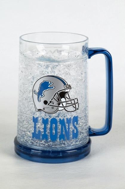 16Oz Crystal Freezer Mug NFL - Detroit Lions
