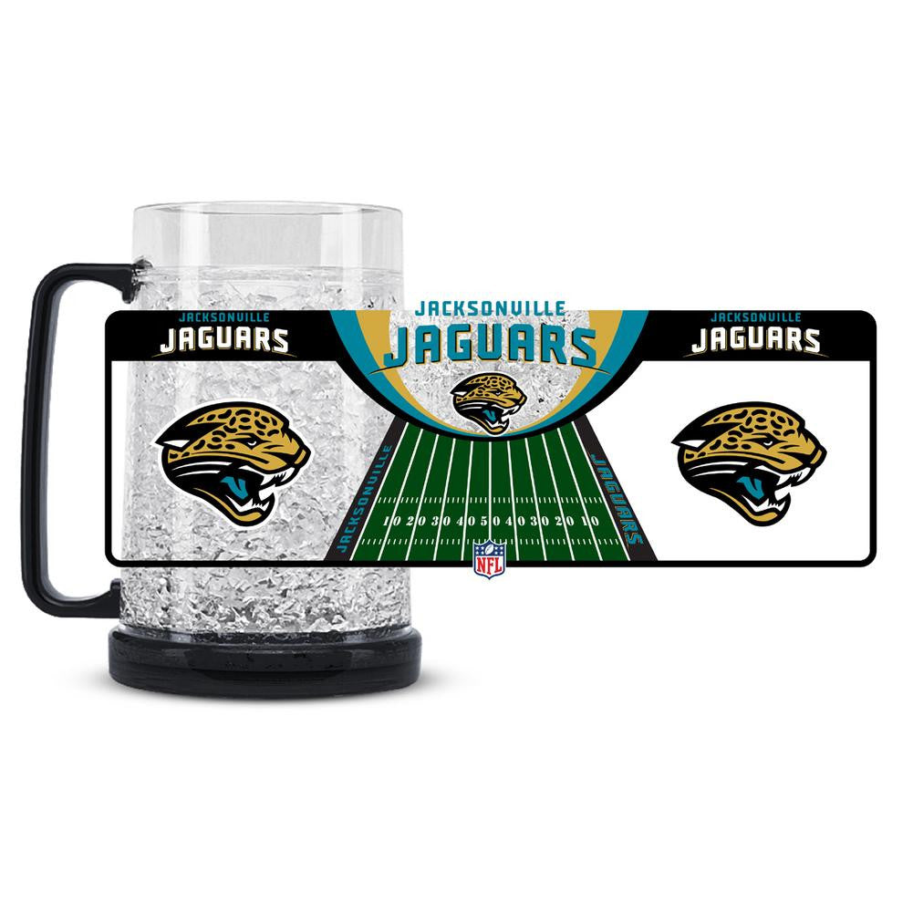 16Oz Crystal Freezer Mug NFL - Jacksonville Jaguars