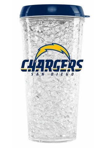 Duckhouse Crystal Tumbler With Straw - San Diego Chargers