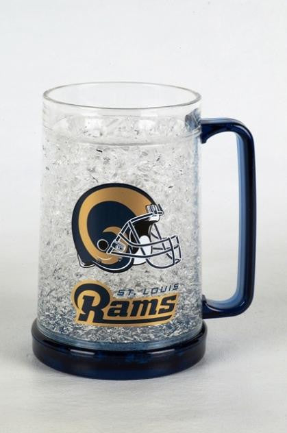 16Oz Crystal Freezer Mug NFL - Saint Louis Rams