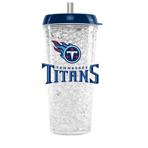 Duckhouse Crystal Tumbler With Straw - Tennessee Titans