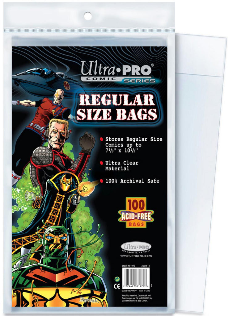 Ultra Pro Regular Size Bags, 7¿ X 10 3-8¿  (100-Pack)