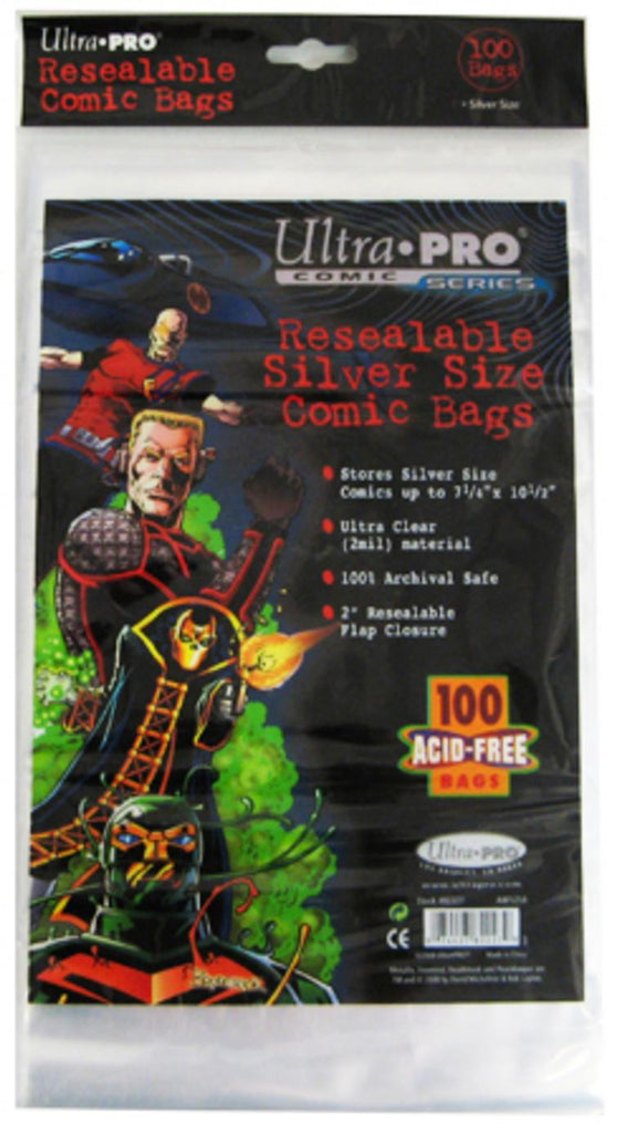 Ultra Pro Resealable Bag Silver  82227