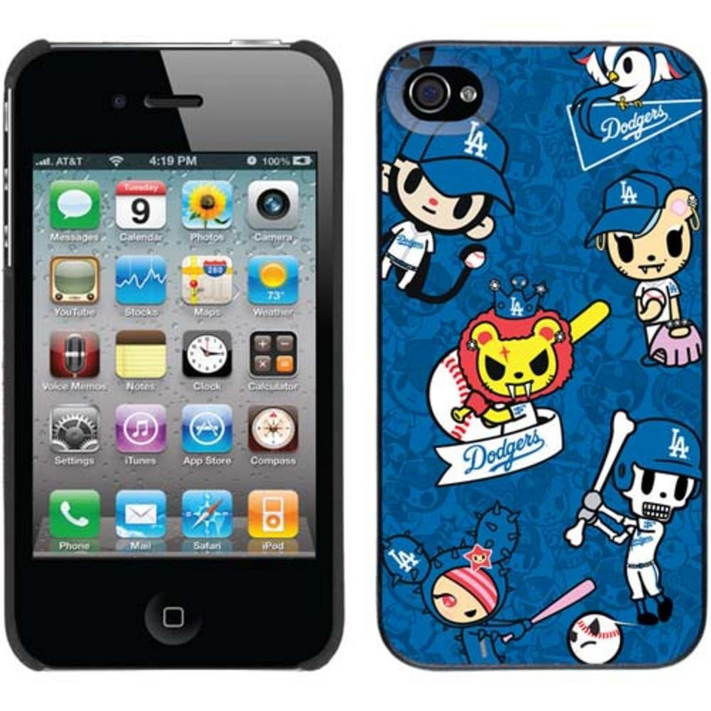Coveroo MLB Los Angeles Dodgers Tokidoki Pattern Design iPhone 4 4s Thinshield Snap-On Case