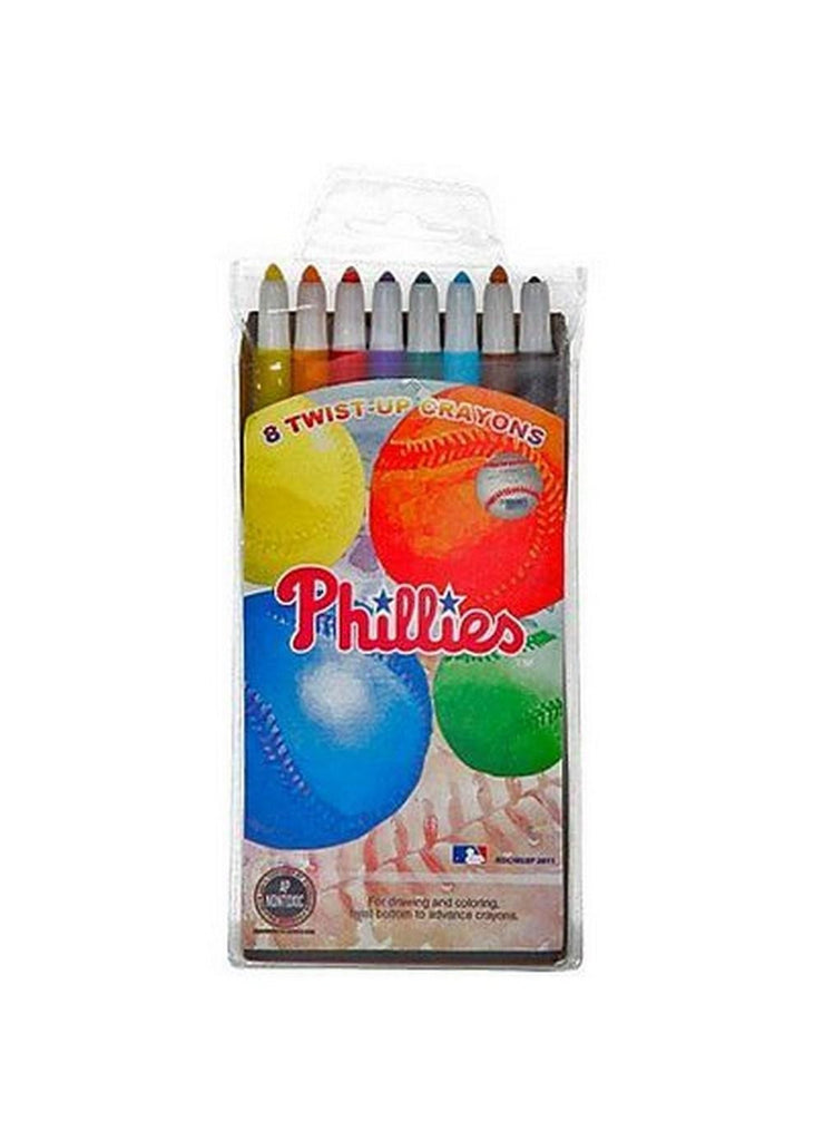 National Design 8-Pack Twist Crayons - MLB Philadelphia Phillies