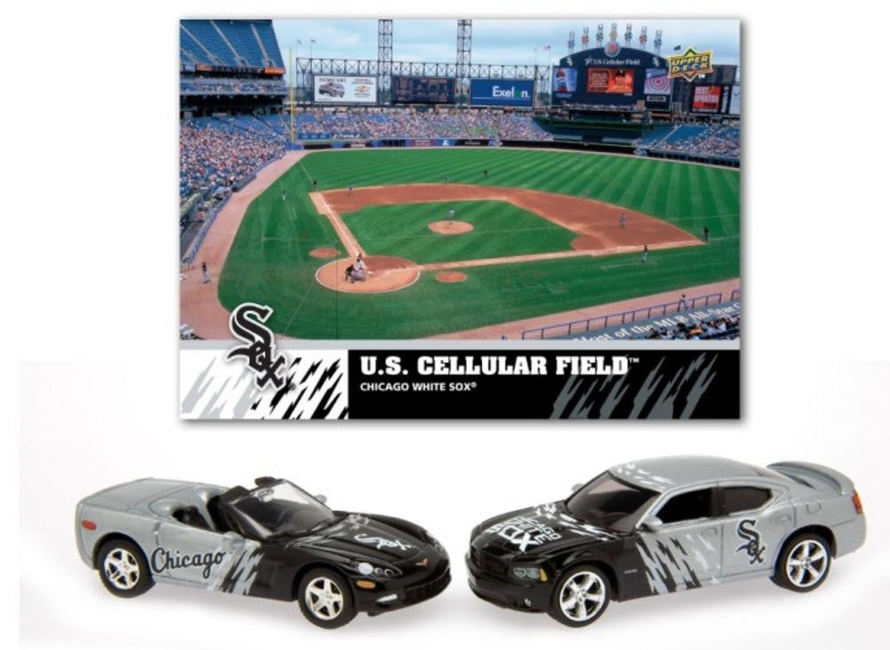 MLB 1:64 Home and Road Dodge Charger-Corvette 2Pack with Card