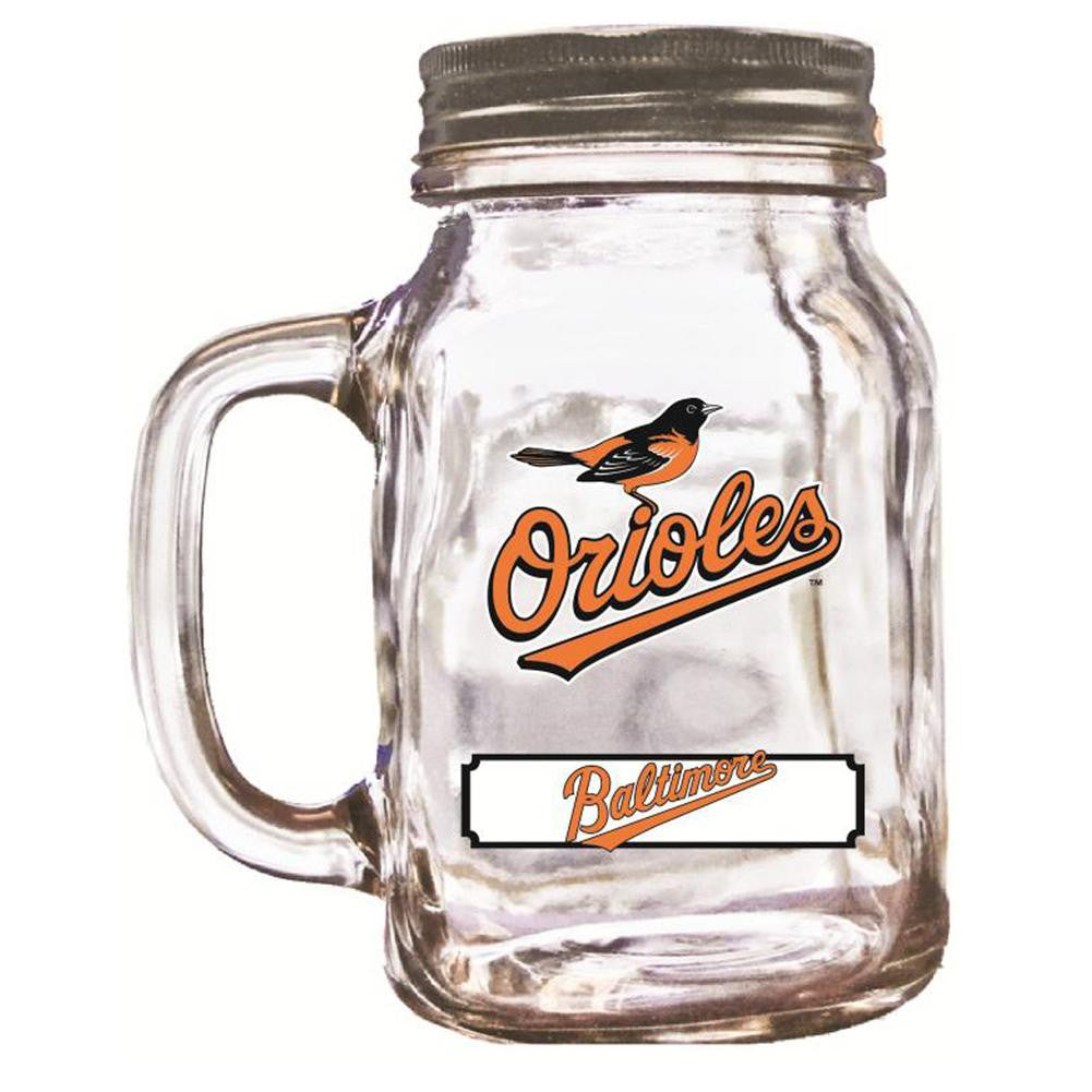 Duckhouse 16 Ounce Mason Jar - Baltimore Orioles