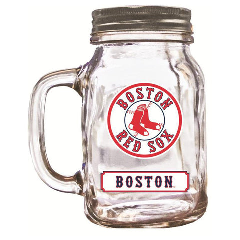 Duckhouse 16 Ounce Mason Jar - Boston Red Sox