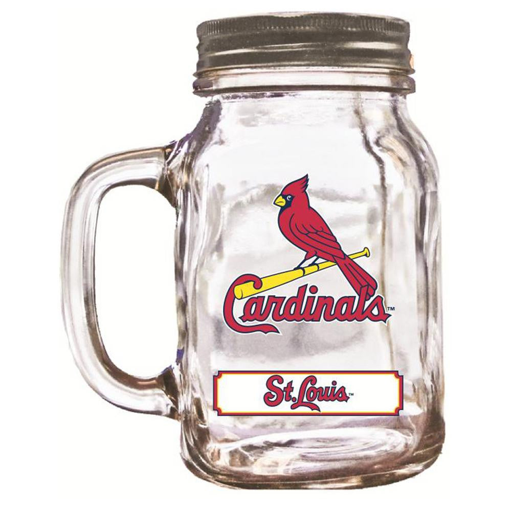 Duckhouse 16 Ounce Mason Jar - St. Louis Cardinals