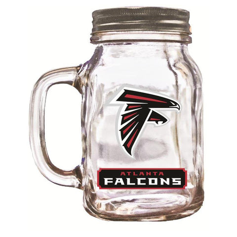 Duckhouse 16 Ounce Mason Jar - Atlanta Falcons