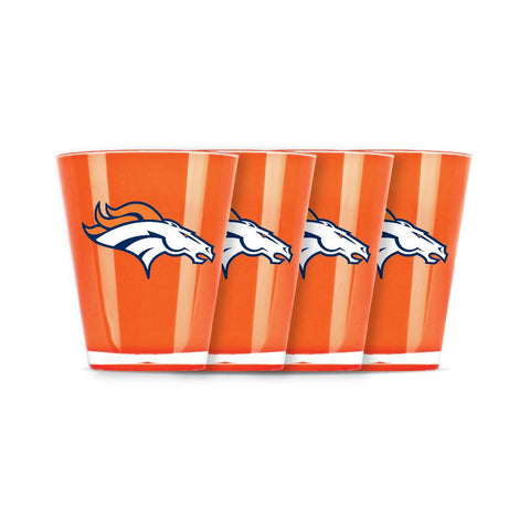 4 piece shot glass set - Denver Broncos