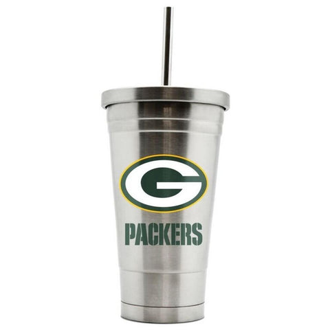 Duckhouse 16oz stainless steel travel tumbler NFL Green Bay Packers
