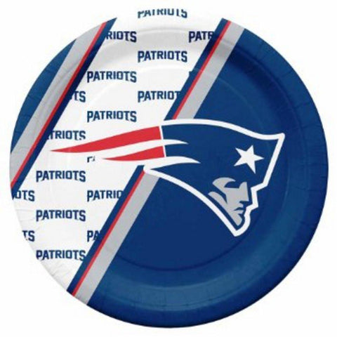 NFL New England Patriots Disposable Paper Plate (20-Pack)