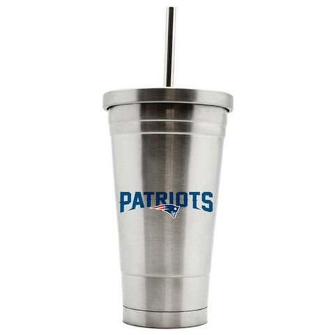 Duckhouse 16oz stainless steel travel tumbler NFL New England Patriots