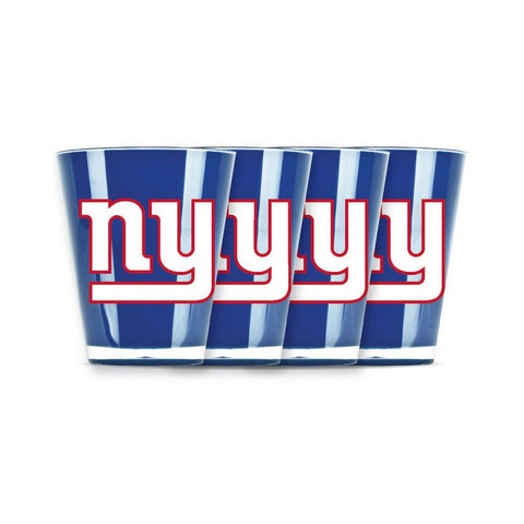 4 piece shot glass set - New York Giants