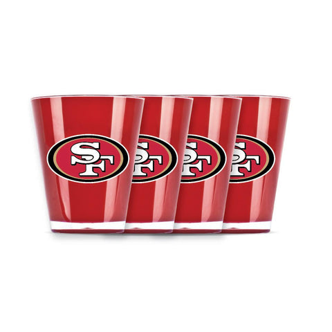 4 piece shot glass set - San Francisco 49ers