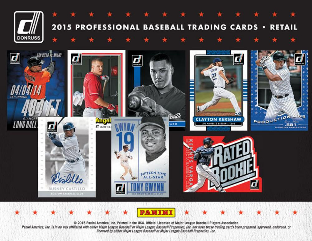 2015 Donruss Baseball Fat Pack