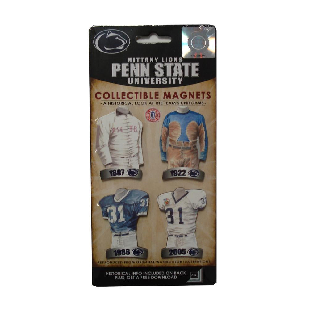 4 Pack Uniform Magnet Set - Ncaa - Penn State Nittany Lions University