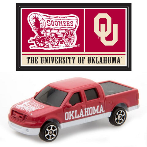 Upper Deck 1:87 Diecast Ford F150 NCAA University of Oklahoma with Mascot Sticker