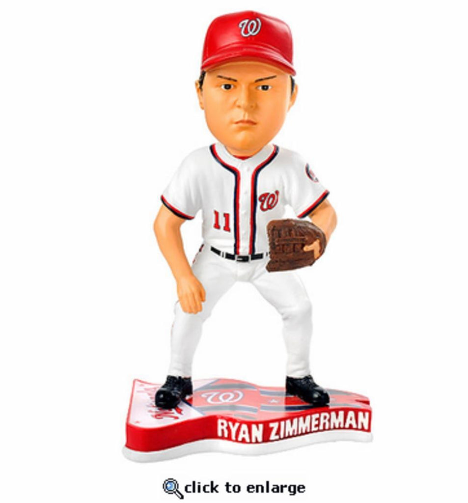 Pennant Base Bobble Home Washington Nationals Ryan Zimmerman