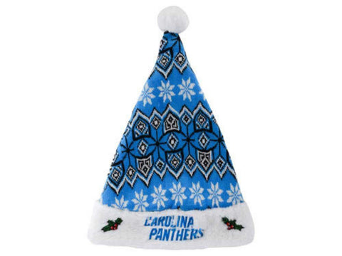 Carolina Panthers 2015 Knit Santa Hat