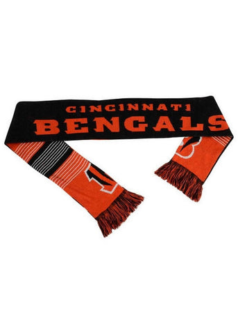 Cincinnati Bengals Reversible Split Logo Scarf