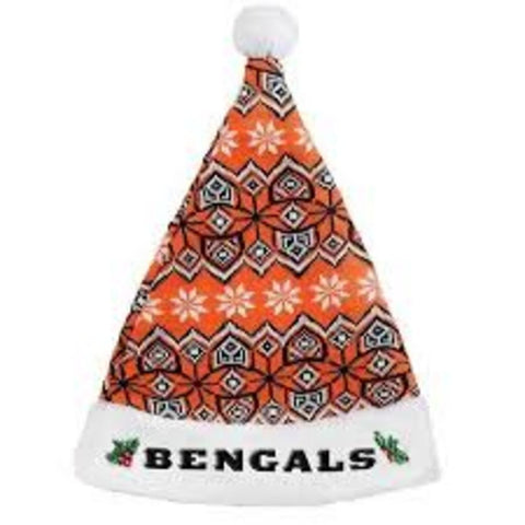 Cincinnati Bengals 2015 Knit Santa Hat