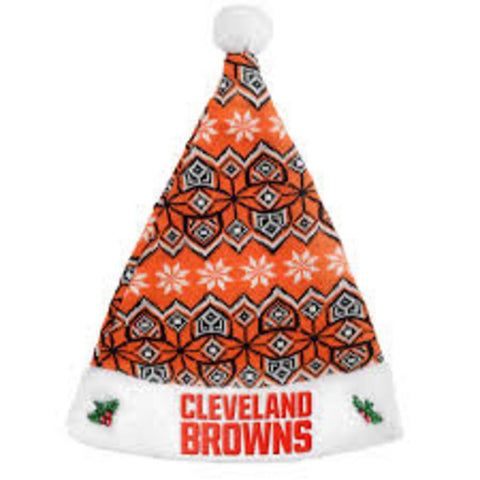Cleveland Browns 2015 Knit Santa Hat