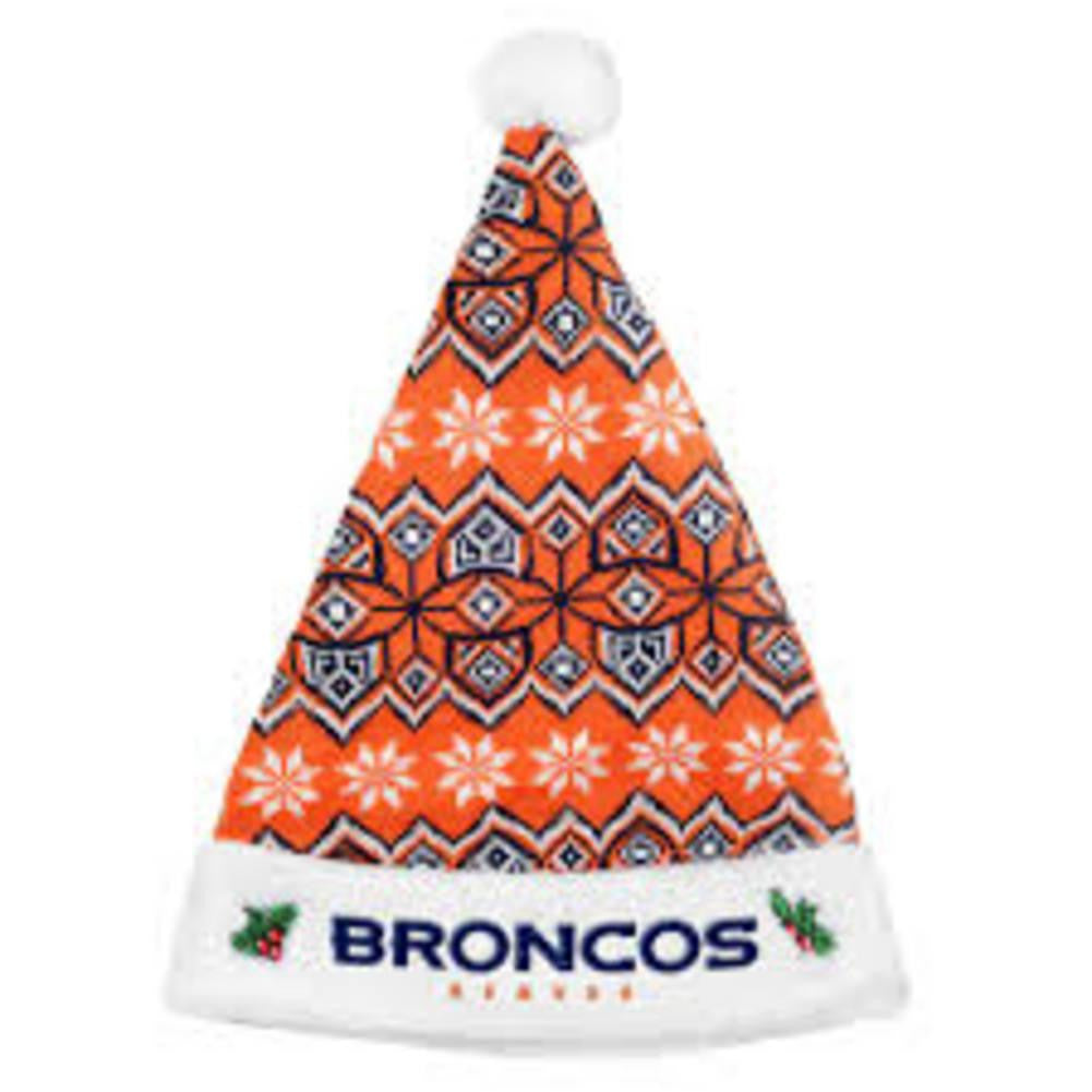 Denver Broncos 2015 Knit Santa Hat
