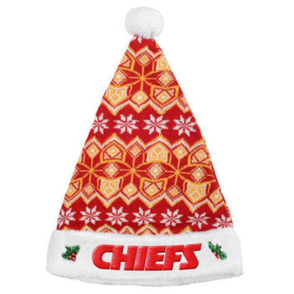 Kansas City Chiefs 2015 Knit Santa Hat