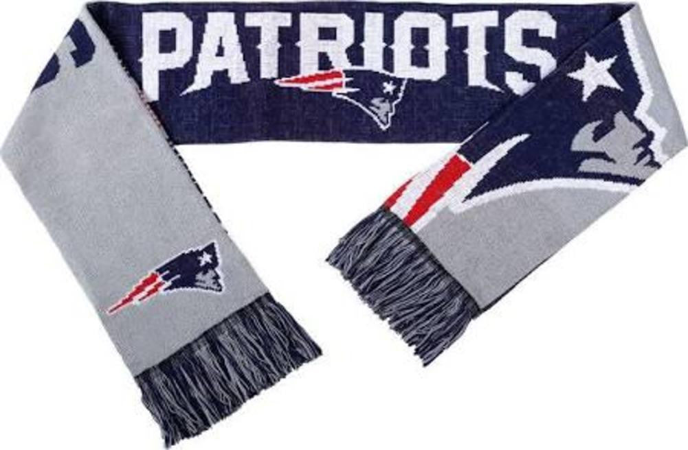 New England Patriots Reversible Split Logo Scarf