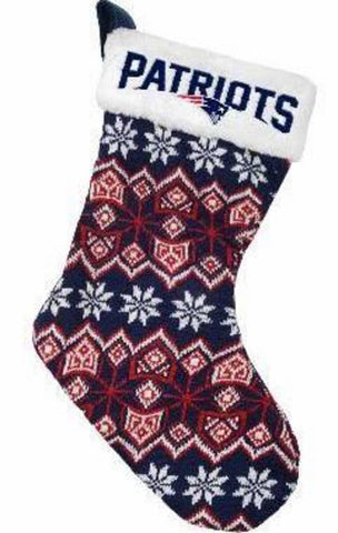 New England Patriots 2015 Knit Stocking