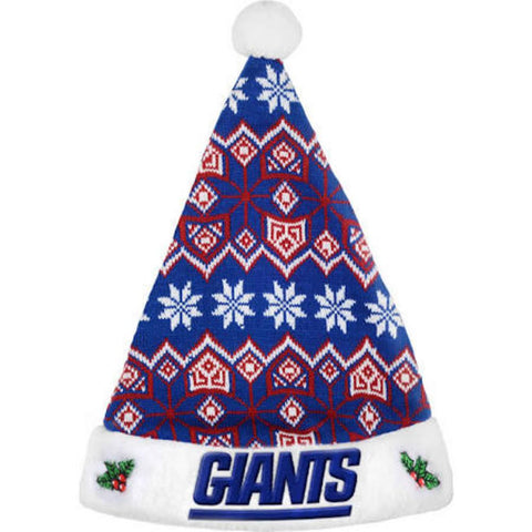 New York Giants 2015 Knit Santa Hat
