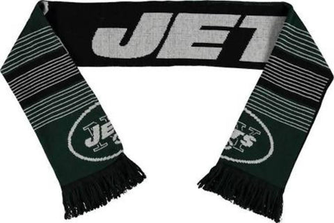 New York Jets Reversible Split Logo Scarf