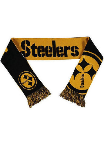 Pittsburgh Steelers Reversible Split Logo Scarf