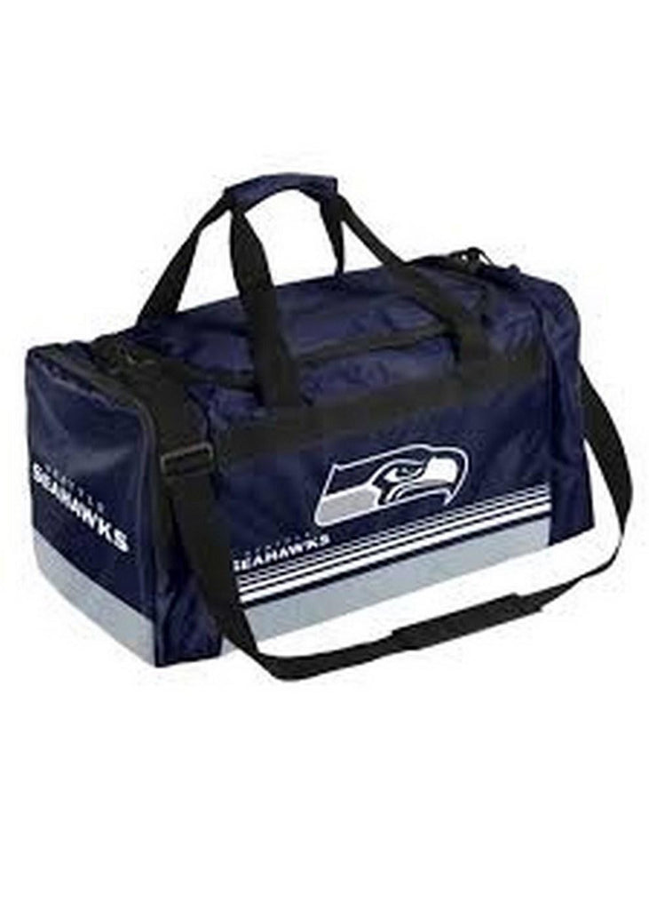 Forever Collectibles NFL Seattle Seahawks Medium Striped Core Duffel