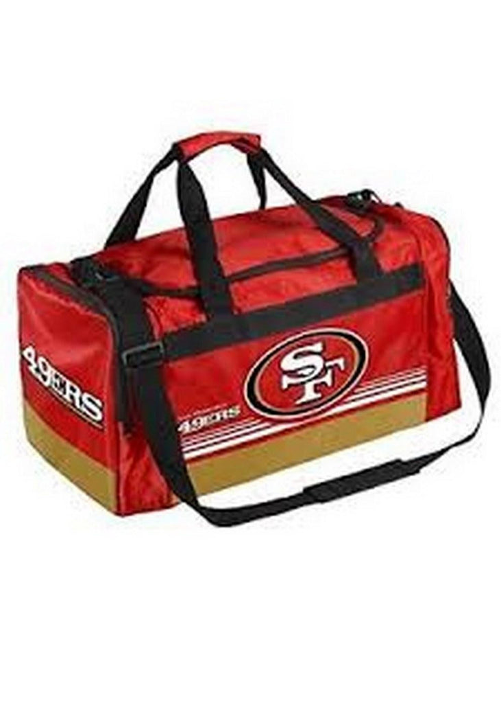 Forever Collectibles NFL San Francisco Medium Striped Core Duffel