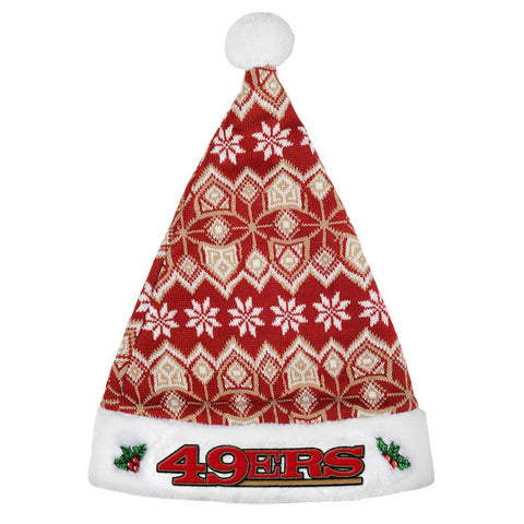 San Francisco 49ers 2015 Knit Santa Hat