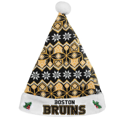 Boston Bruins 2015 Knit Santa Hat