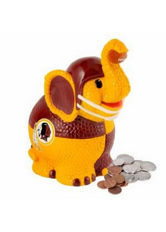 NFL Washington Redskins Thematic Elephant Piggy Bank