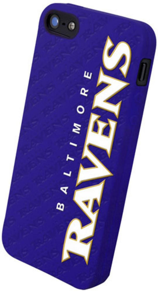Forever Collectibles Baltimore Ravens Team Logo Silicone Apple iPhone 5 & 5S Case