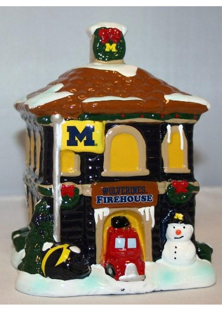 University of Michigan Wolverines Firehouse Limited Edition Village Collection