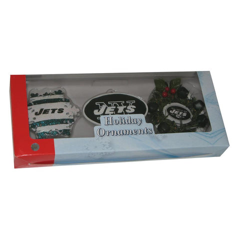 3 Pack Ornament New York Jets