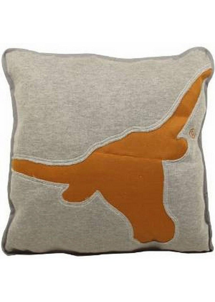 NCAA Texas Big Logo Applique Pillow