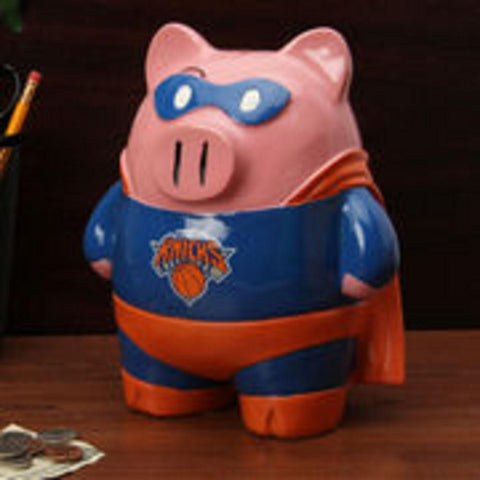 NBA New York Knicks Large Stand-Up Superhero Piggy Bank