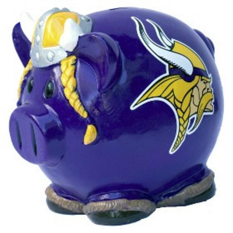 LARGE PIG BANK NFL MIN 05576