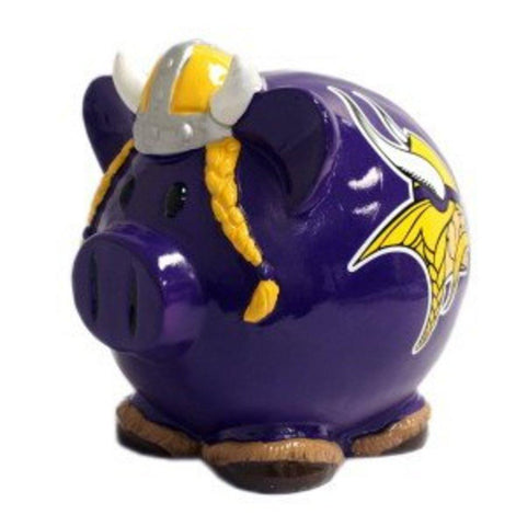 SMALL PIG BANK NFL MIN 38166